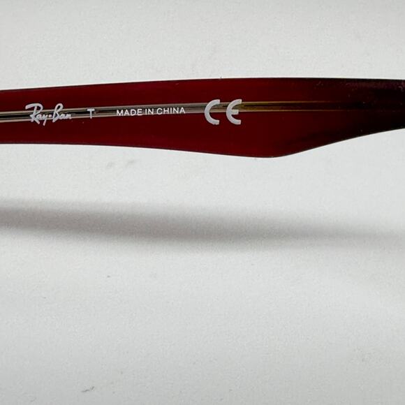 RAY-BAN RB5228 5112 Burgundy Red Crystal Eyeglasses Frame 50-17-140 H18256 - Picture 6 of 7